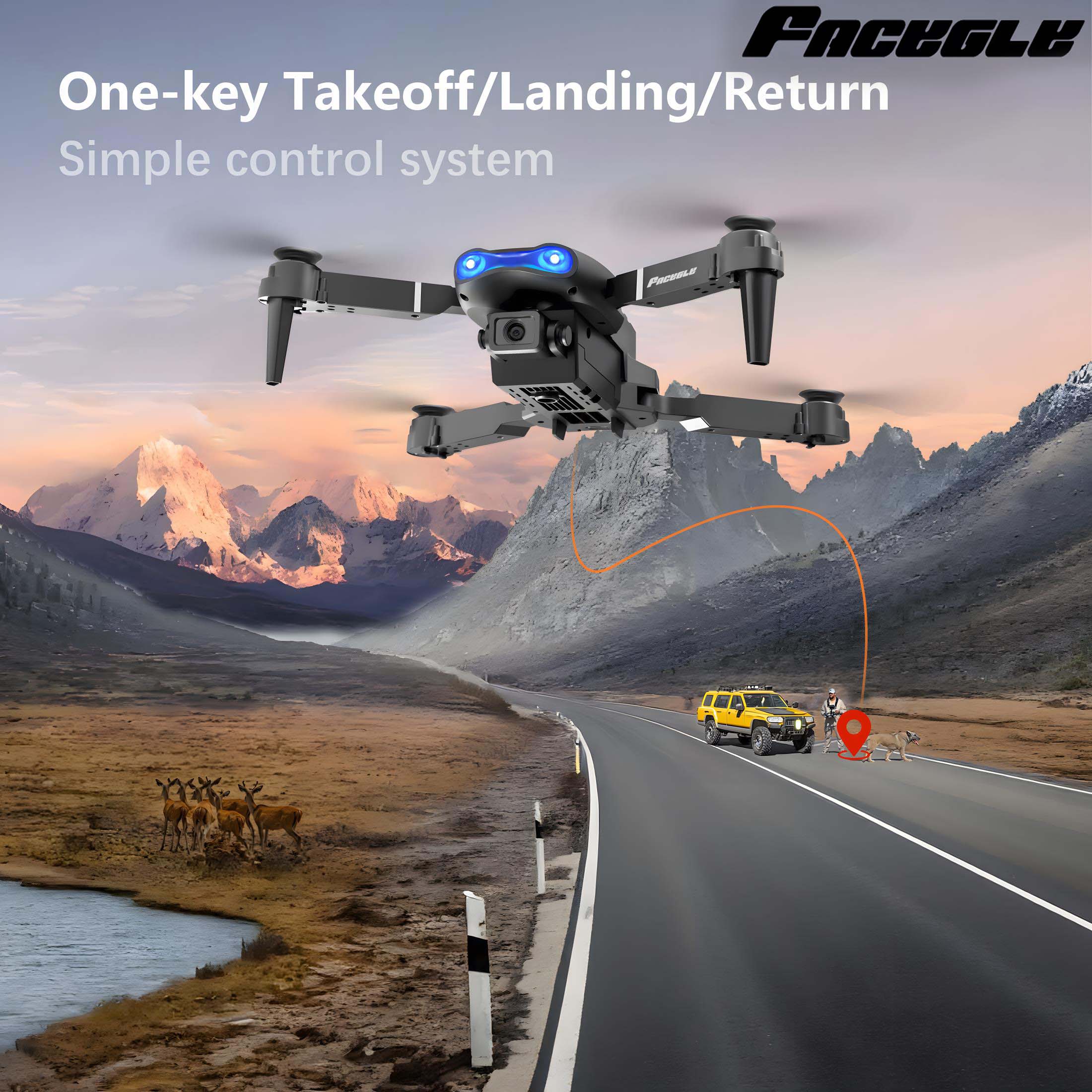 Drone Quadcopter Dual Camera HD Aerial Photography Remote Control